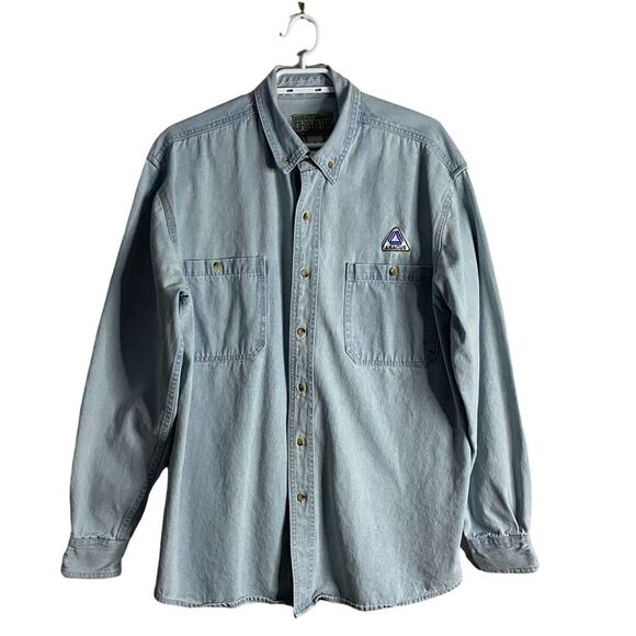 Co-operation Men's Button Down Denim Shirt - Picture 1 of 6